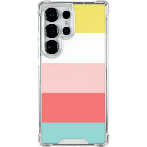 Spring Stripes Galaxy S25 Ultra Clear Case