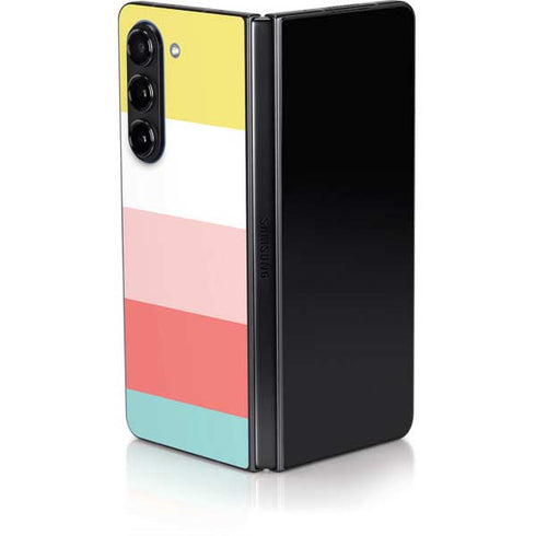 Spring Stripes Galaxy Z Fold5 5G Skin