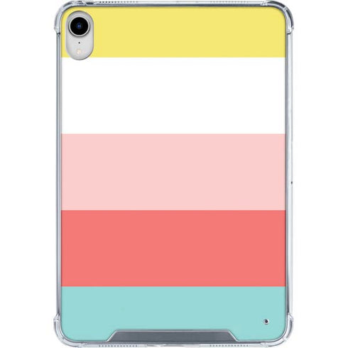 Spring Stripes iPad 11th Gen (2025) Clear Case