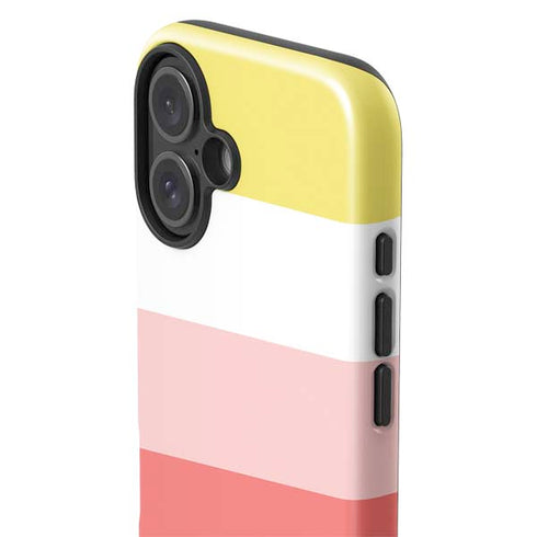 Spring Stripes iPhone 16 Plus Impact Case