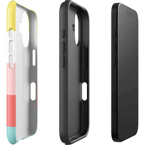Spring Stripes iPhone 16 Plus Impact Case