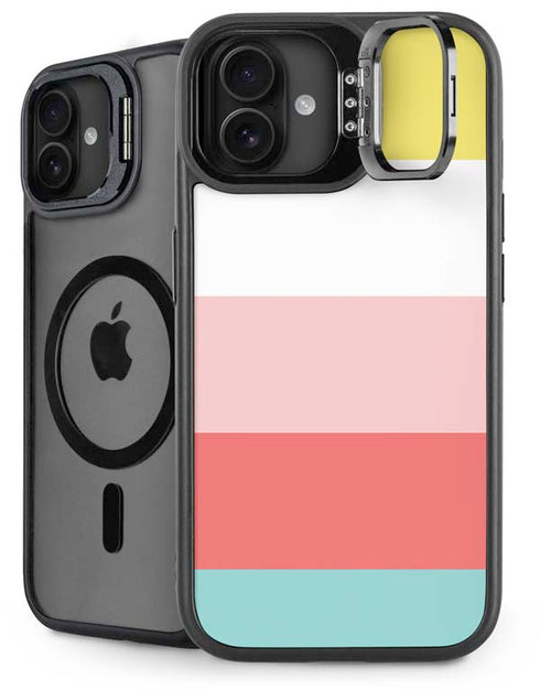 Spring Stripes iPhone 16 Plus Kickstand Case