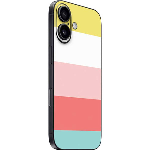Spring Stripes iPhone 16 Plus Skin