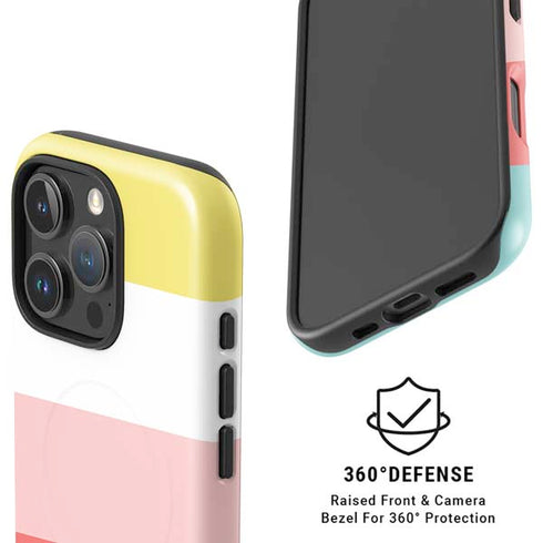 Spring Stripes iPhone 16 Pro Magsafe Impact Case