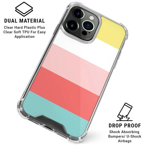 Spring Stripes iPhone 16 Pro Max Clear Case