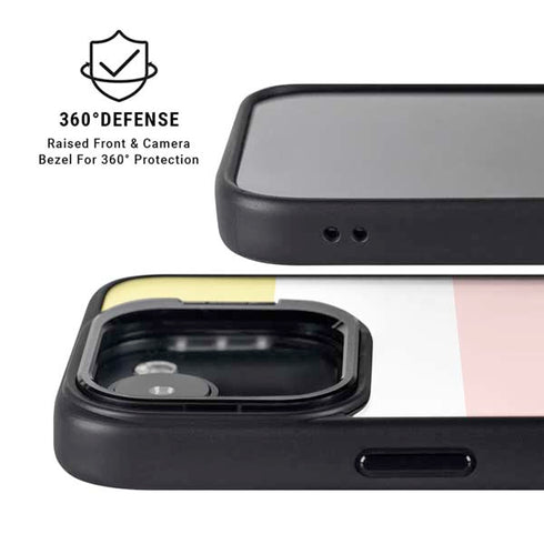 Spring Stripes iPhone 16e Kickstand Case
