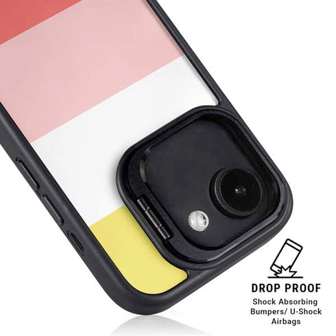 Spring Stripes iPhone 16e Kickstand Case