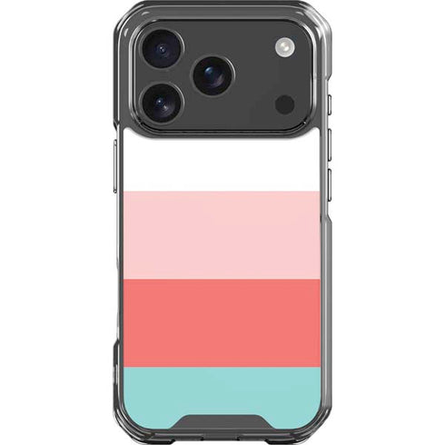 Spring Stripes iPhone 18 Pro Clear Case