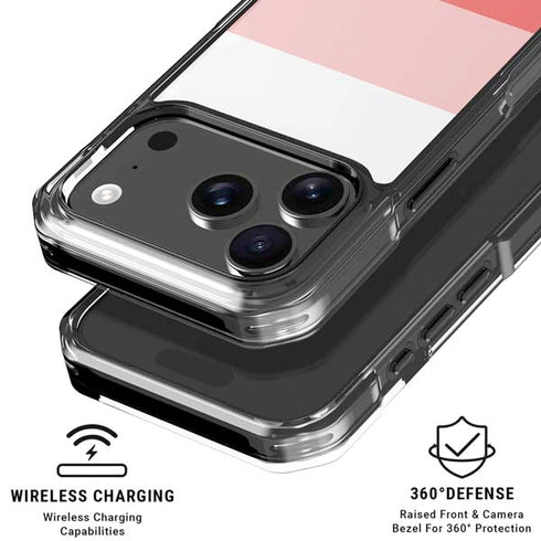 Spring Stripes iPhone 18 Pro Clear Case
