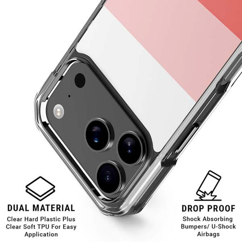 Spring Stripes iPhone 18 Pro Clear Case