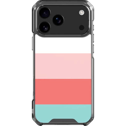 Spring Stripes iPhone 18 Pro Max Clear Case