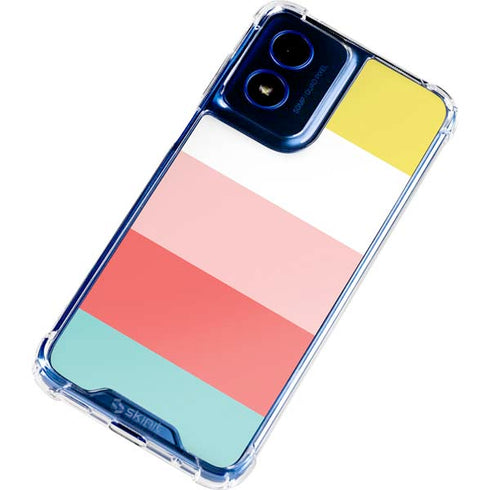Spring Stripes Moto G 5G (2024) Clear Case