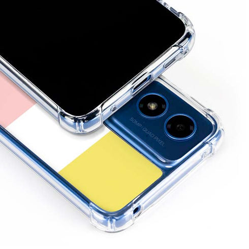 Spring Stripes Moto G 5G (2024) Clear Case