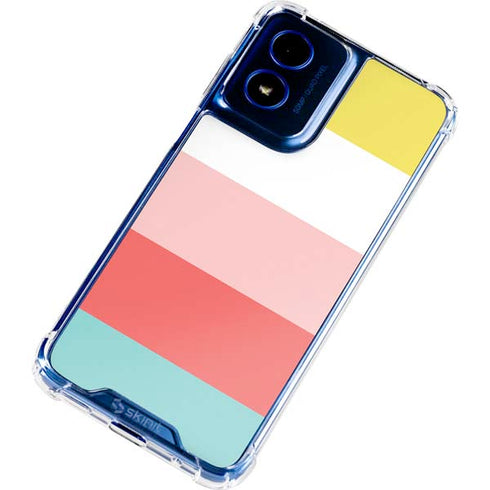 Spring Stripes Moto G Play 4G (2024) Clear Case