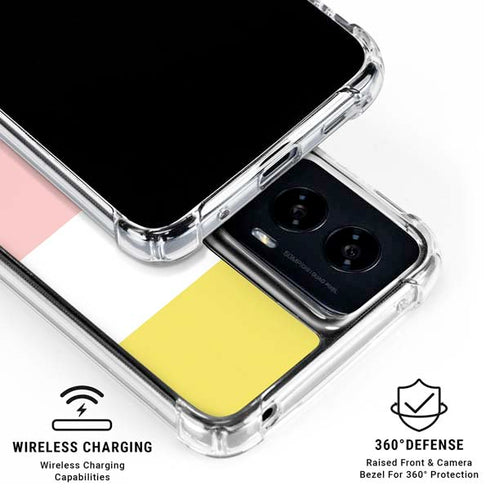 Spring Stripes Moto G Power 5G (2024) Clear Case
