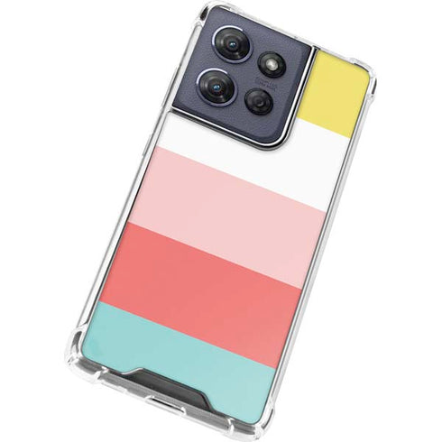 Spring Stripes Moto G Stylus 5G (2025) Clear Case