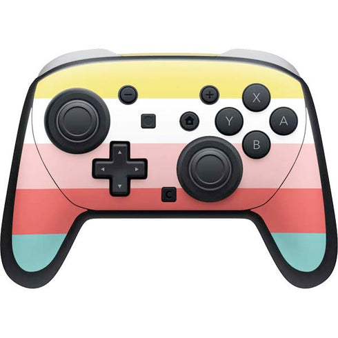 Spring Stripes Nintendo Switch 2 (2025) Pro Controller Skin