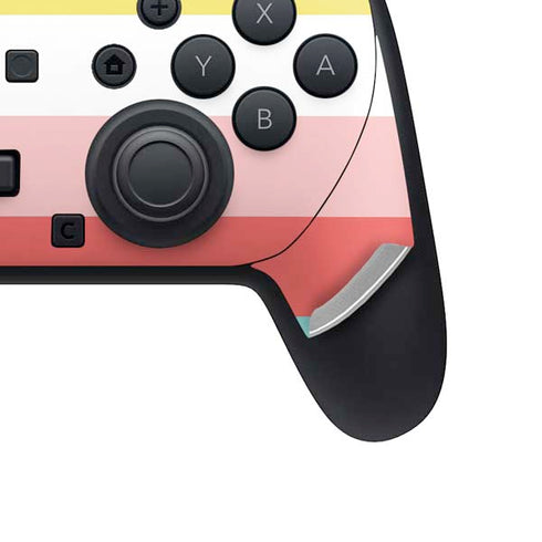 Spring Stripes Nintendo Switch 2 (2025) Pro Controller Skin