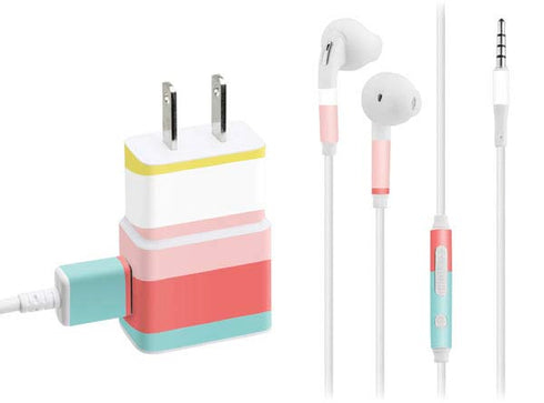 Spring Stripes Phone Charger Skin