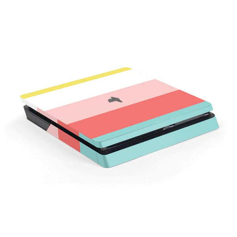 Spring Stripes PS4 Slim Skin