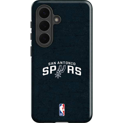 NBA San Antonio Spurs Distressed Galaxy S26 Plus Impact Case
