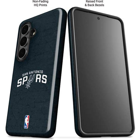 NBA San Antonio Spurs Distressed Galaxy S26 Plus Impact Case