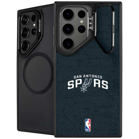 NBA San Antonio Spurs Distressed Galaxy S26 Ultra Kickstand Case