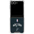 NBA San Antonio Spurs Distressed Galaxy Z Flip7 Clear Case