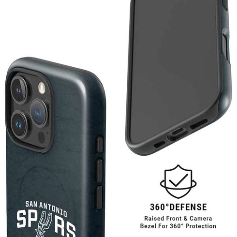 NBA San Antonio Spurs Distressed iPhone 16 Pro Max Magsafe Impact Case