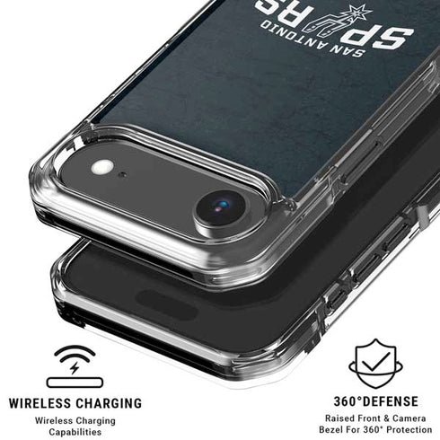 NBA San Antonio Spurs Distressed iPhone 17 Air Clear Case