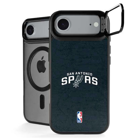 NBA San Antonio Spurs Distressed iPhone 17 Air Kickstand Case