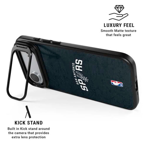 NBA San Antonio Spurs Distressed iPhone 17 Air Kickstand Case