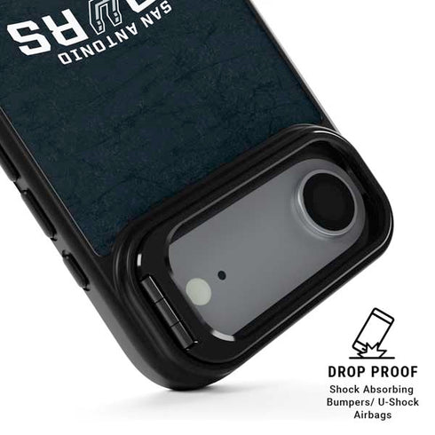 NBA San Antonio Spurs Distressed iPhone 17 Air Kickstand Case