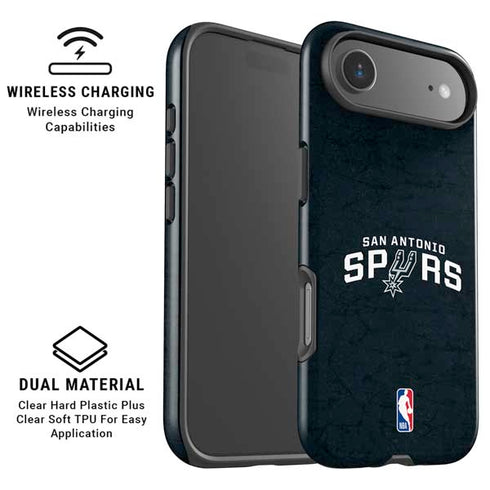 NBA San Antonio Spurs Distressed iPhone 17 Air Magsafe Impact Case