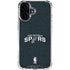 NBA San Antonio Spurs Distressed iPhone 17 Clear Case