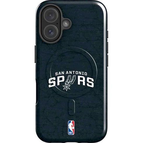 NBA San Antonio Spurs Distressed iPhone 17 Magsafe Impact Case