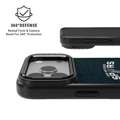 NBA San Antonio Spurs Distressed iPhone 17 Pro Kickstand Case