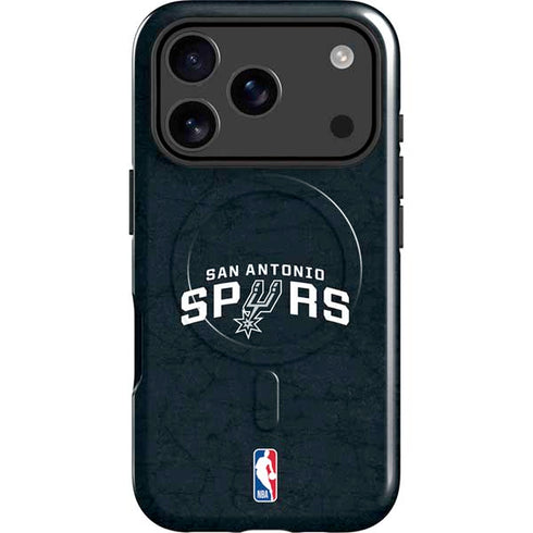 NBA San Antonio Spurs Distressed iPhone 17 Pro Magsafe Impact Case