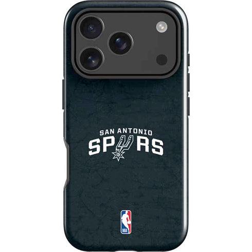 NBA San Antonio Spurs Distressed iPhone 17 Pro Max Impact Case