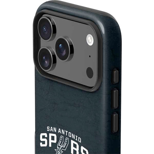 NBA San Antonio Spurs Distressed iPhone 17 Pro Max Impact Case