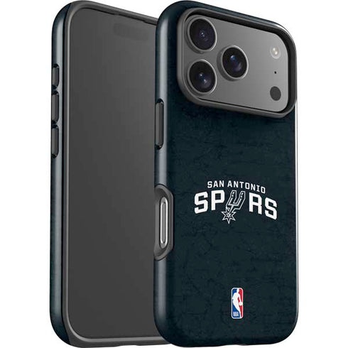 NBA San Antonio Spurs Distressed iPhone 17 Pro Max Impact Case