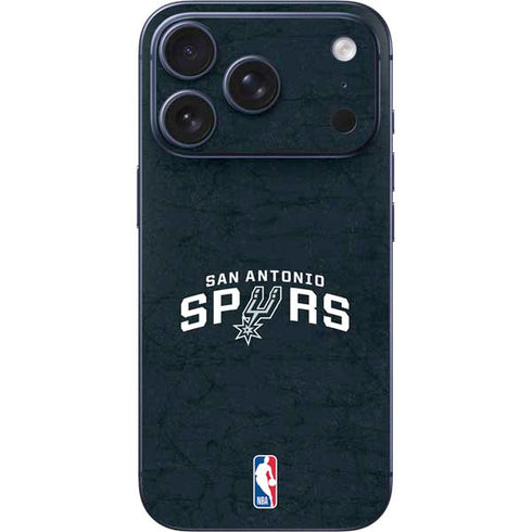 NBA San Antonio Spurs Distressed iPhone 17 Pro Skin