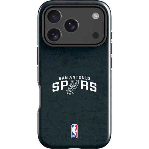 NBA San Antonio Spurs Distressed iPhone 18 Pro Impact Case