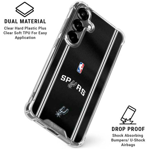 NBA San Antonio Spurs Jersey Galaxy S26 Clear Case