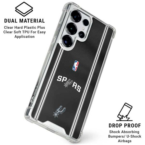 NBA San Antonio Spurs Jersey Galaxy S26 Ultra Clear Case