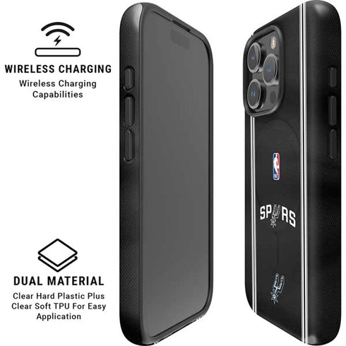 NBA San Antonio Spurs Jersey iPhone 16 Pro Max Magsafe Impact Case