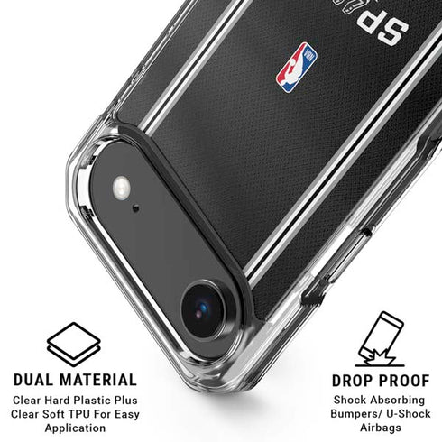 NBA San Antonio Spurs Jersey iPhone 17 Air Clear Case