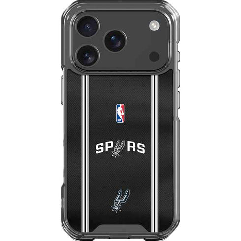 NBA San Antonio Spurs Jersey iPhone 17 Pro Clear Case