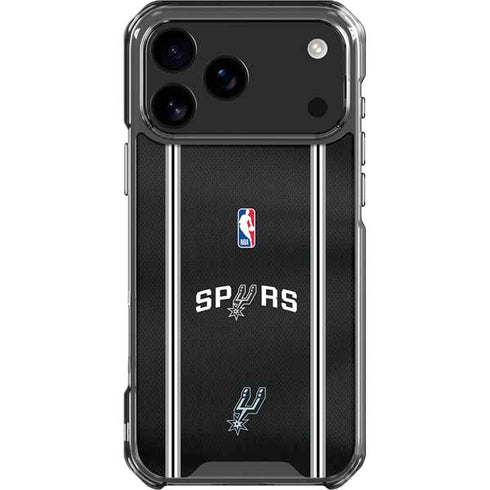 NBA San Antonio Spurs Jersey iPhone 17 Pro Max Clear Case