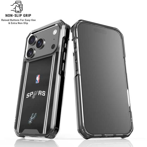 NBA San Antonio Spurs Jersey iPhone 17 Pro Max Clear Case